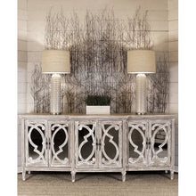 Load image into Gallery viewer, Baconton 39&quot; Off-White/Chrome Table Lamp, Set of 2 lamps
