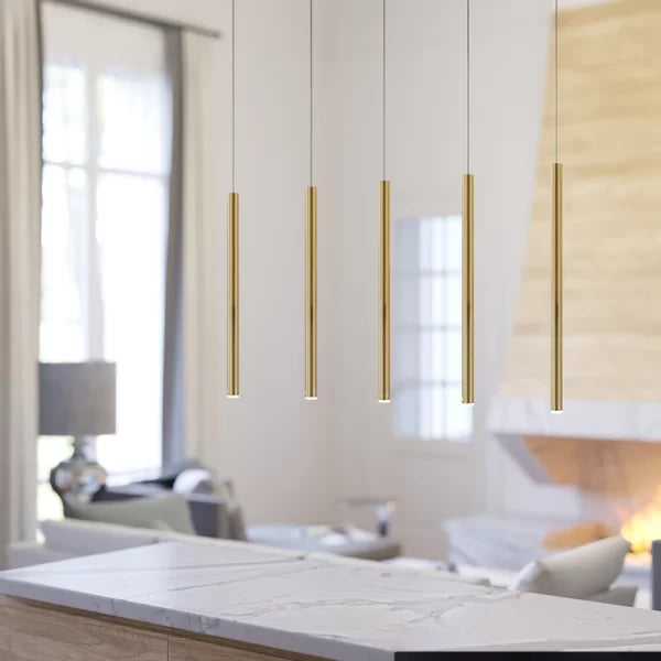 Baileyton 5 - Light Kitchen Island Cylinder LED Pendant