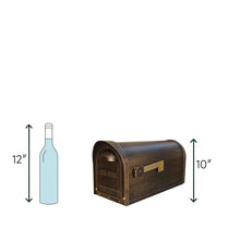Load image into Gallery viewer, Bronze Baldwin Post Mounted Mailbox 1241AH
