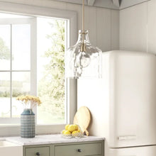 Load image into Gallery viewer, Aged Brass Baldwyn 1 - Light Single Bell Pendant
