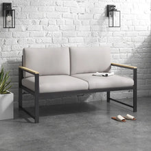 Load image into Gallery viewer, Baldwyn 55&#39;&#39; Wide Outdoor Loveseat with Cushions
