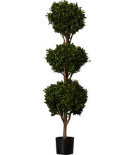 Load image into Gallery viewer, Ball Boxwood 72&quot; Topiary in Pot Green 3391RR
