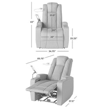 Load image into Gallery viewer, Ballone Smart Power Recliner 3678RR

