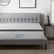 Load image into Gallery viewer, Full Bamboo Charcoal and Aloe Memory Foam Mattress Topper
