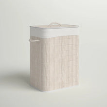 Load image into Gallery viewer, Bamboo Rectangular Hamper
