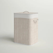 Load image into Gallery viewer, Bamboo Rectangular Hamper
