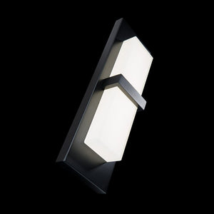 16" H x 5" W x 2.25" D Bandeau Aluminum LED Wall Light
