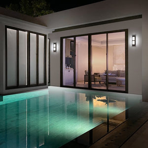 16" H x 5" W x 2.25" D Bandeau Aluminum LED Wall Light
