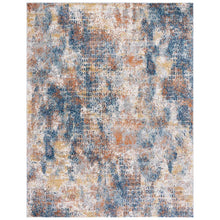 Load image into Gallery viewer, Banegas Abstract Area Rug in Blue/Yellow, Rectangle 9&#39; x 12&#39;
