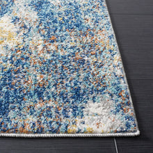 Load image into Gallery viewer, Banegas Abstract Area Rug in Blue/Yellow, Rectangle 9&#39; x 12&#39;
