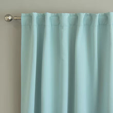 Load image into Gallery viewer, Bantam Solid Blackout Thermal Rod Pocket Curtain Panels, 52&quot; x 84&quot; (Set of 2)
