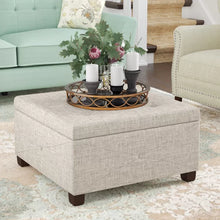 Load image into Gallery viewer, Bantom 29.5&#39;&#39; Wide Tufted Square Storage Ottoman with Storage
