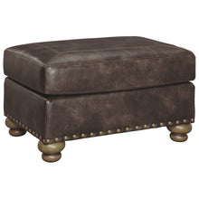Load image into Gallery viewer, Banuelos Vegan Leather Ottoman
