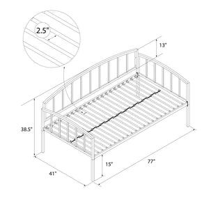 Black Barium Twin Daybed