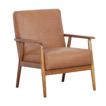 Load image into Gallery viewer, Barlow 21&quot; Armchair, Color: Cognac Polyester Blend,#6361
