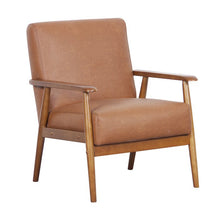 Load image into Gallery viewer, Barlow 21&quot; Armchair, Color: Cognac Polyester Blend, #6336
