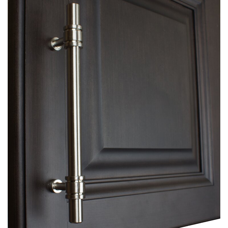 Satin Nickel Barrel Ring Cabinet 5