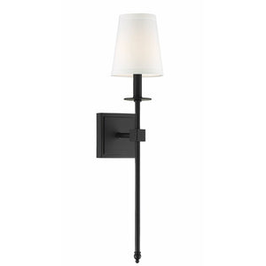 20" H x 5" W x 5" D Matte Black Barrett 1 - Light Dimmable Wallchiere (Set of 2) MRM/GL2825
