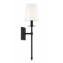 Load image into Gallery viewer, 20&quot; H x 5&quot; W x 5&quot; D Matte Black Barrett 1 - Light Dimmable Wallchiere (Set of 2) MRM/GL2825
