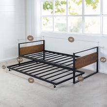 Load image into Gallery viewer, Barrett Twin Solid Wood Daybed with Trundle
