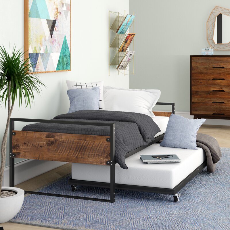 Barrett Twin Solid Wood Daybed with Trundle