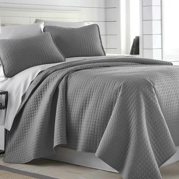 Barron Microfiber Reversible Quilt Set full/queen