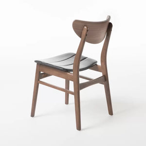 Barros Slat Back Side Chair in Natural Walnut (Set of 2)