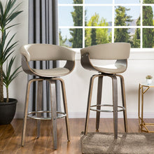 Load image into Gallery viewer, Barry Swivel 29.73&quot; Bar Stool (Set of 2)
