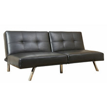 Load image into Gallery viewer, Bartlett Full 69.9&#39;&#39; Wide Faux Leather Tight Back Convertible Sofa AH3463

