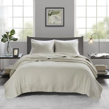 Load image into Gallery viewer, Barwick Microfiber Reversible Coverlet / Bedspread Set Full/Queen Coverlet
