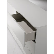 Load image into Gallery viewer, White Basic 6 Drawer  Double Dresser
