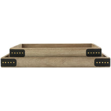 Load image into Gallery viewer, Bassi 2 Piece Coffee Table Tray Set 7266RR
