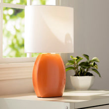 Load image into Gallery viewer, Orange 17&quot; Table Lamp #9578
