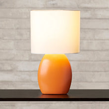 Load image into Gallery viewer, Orange 17&quot; Table Lamp #9578
