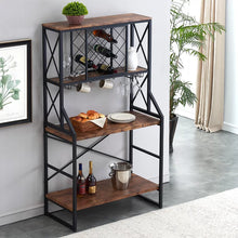 Load image into Gallery viewer, Bathilda 39.4&#39;&#39; Steel Standard Baker&#39;s Rack with Microwave Compatibility
