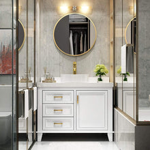 Load image into Gallery viewer, 30&quot; x 30&quot; Gold Bathroom / Vanity Mirror
