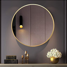 Load image into Gallery viewer, 30&quot; x 30&quot; Gold Bathroom / Vanity Mirror

