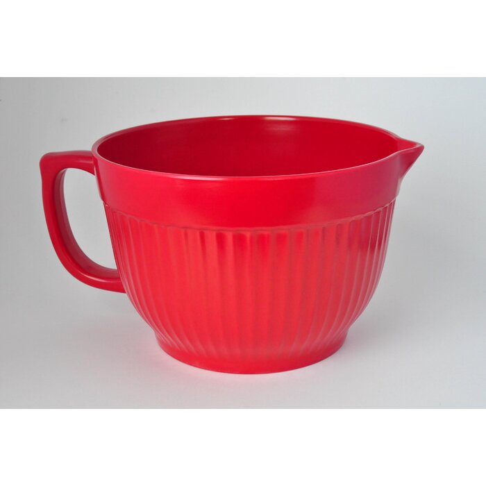 Yumi Eco Solutions Eco Bamboo Mixing/Batter Bowl Red 813CDR