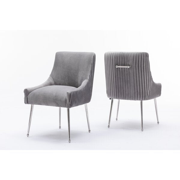 Baudel Tufted Velvet Side Chair (Set of 2)