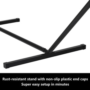 Bchester Double Spreader Bar Hammock with Stand