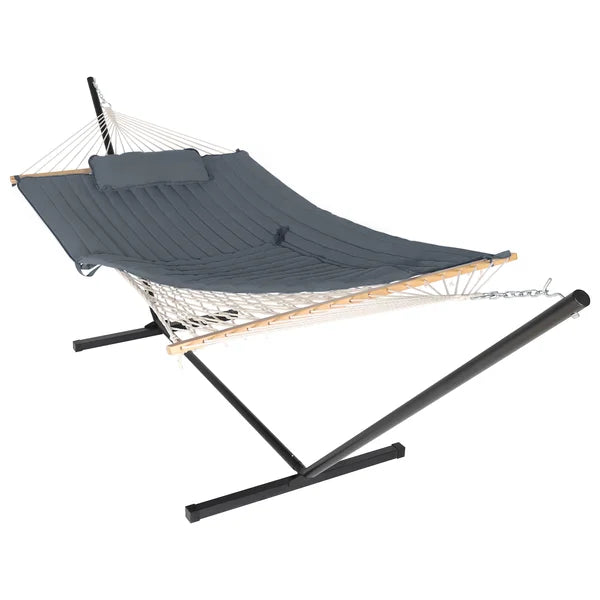 Bchester Double Spreader Bar Hammock with Stand