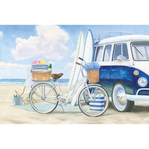 32" H x 48" W x 1.25" D Beach Time I Crop by James Wiens - Wrapped Canvas Painting