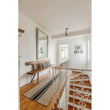 Load image into Gallery viewer, Beachwood Handmade Area Rug in Natural/Black 2&#39;6&quot; x 8
