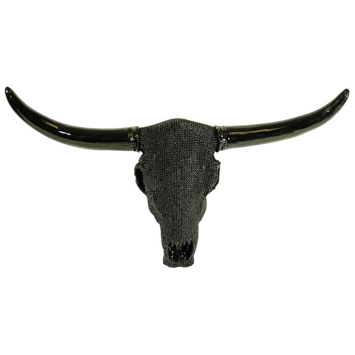 Beads Cow Skull Wall Décor (316MM)