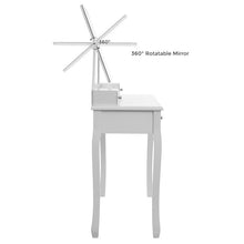 Load image into Gallery viewer, Beauregard White Vanity Set with Mirror (187MM)
