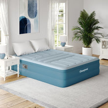 Load image into Gallery viewer, Lumbar Support 18&quot; Queen Air Mattress with Built-in Pump
