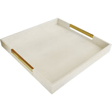 Load image into Gallery viewer, Beck Coffee Table Tray: Champagne with Gold Handles (SB1189)
