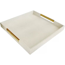 Load image into Gallery viewer, Champagne with Gold Handles Beck Tray
