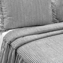 Load image into Gallery viewer, Vincent Ticking Stripe Coverlet / Bedspread Set (ND118)
