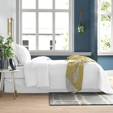 Load image into Gallery viewer, Twin Coverlet + 1 Sham White Glennville Coverlet / Bedspread Set MRM1367
